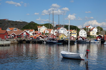 Fototapeta na wymiar Haelleviksstrand auf der Insel Orust in Schweden