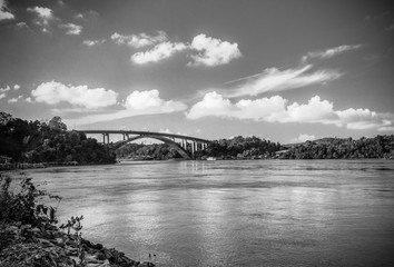 Fototapeta premium Black White Panorama Photos of wonderful indonesia