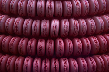 close up of macarons. Sweets. Background