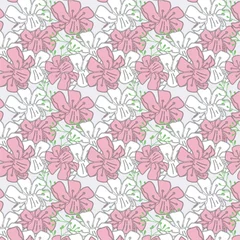 Badezimmer Foto Rückwand Floral pattern background design texture © Nahid