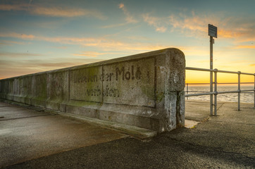 Molenmauer der Nordmole Wilhelmshaven