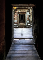 Ancient stone Angkor Wat Siem reap Cambodia.