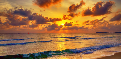 Fototapeta premium Photos at Sunrise and Sunset
