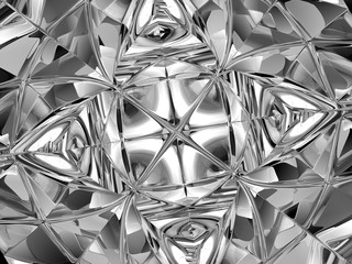 diamond structure extreme closeup and kaleidoscope
