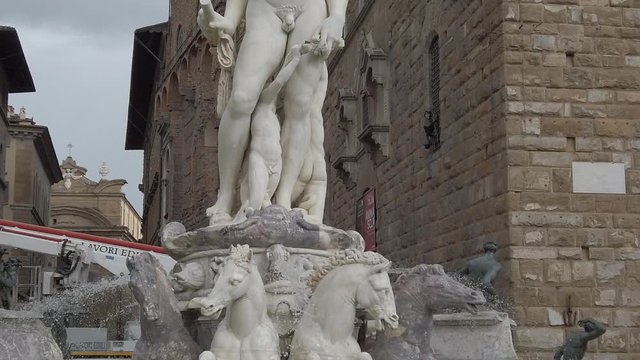 Sculptures in Piazza della Signoria, Florence, Italy
