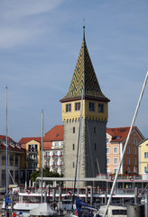 Mangturm am Hafen von Lindau