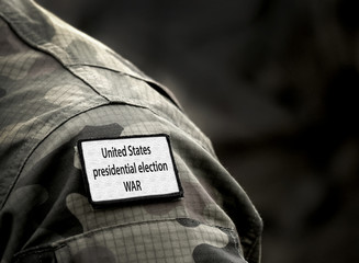 United States presidential election concept. Presidential election war. Elections War Concept.