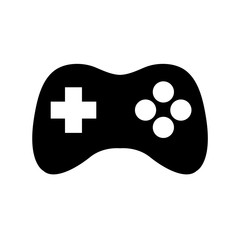 Joystick icon, logo isolated on white background