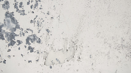 white painted exfoliated metal wall texture, with space for text, background