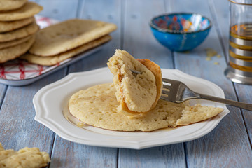 Moroccan pancakes Baghrir or Beghrir 