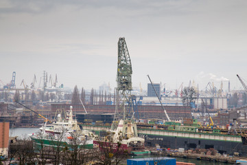 Żurawie portowe Gdańsk © FotoKieltyka.pl