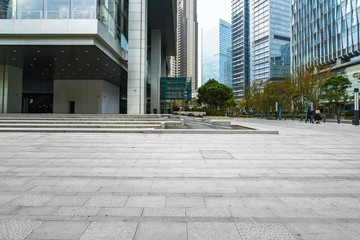 Financial center office building in Lujiazui, Shanghai, China