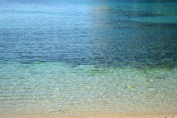 Gradient of the ionian sea