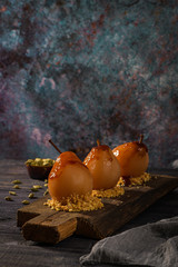 Poached pears