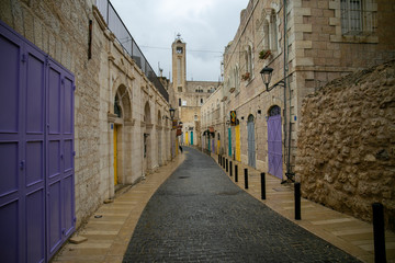 The old area of Bethlehem, Palestine