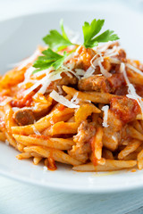 Trofie al ragu di carne, Cucina italiana