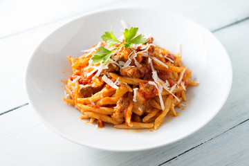 Trofie al ragu di carne, Cucina italiana