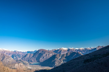 Panorama from the alpine peak