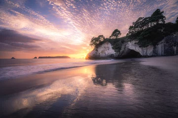 Foto auf Acrylglas Antireflex Erstaunliche Cathedral Cove, Coromandel, Neuseeland © David