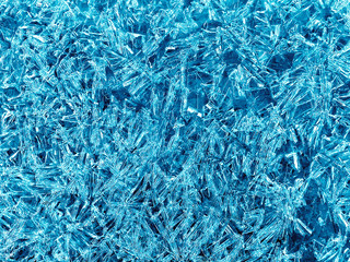 patterns of ice crystals