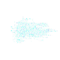 Naklejka premium Blue, cyan, turquoise glitter stars confetti