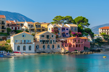 Fototapeta premium Assos village view in Kefalonia island