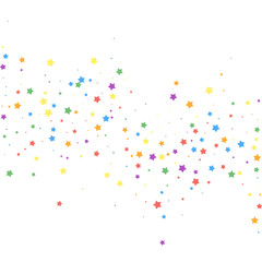 Festive confetti. Celebration stars. Joyous stars 