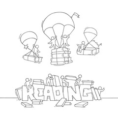 little people with big word Reading