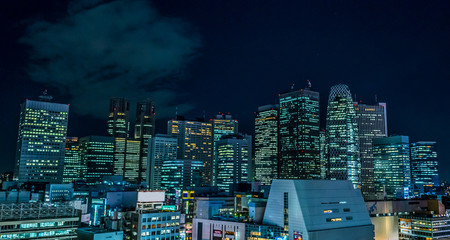 東京 新宿 西新宿の高層ビル 夜景 ~Tokyo Japan Shinjuku Skyscraper Night View~ 