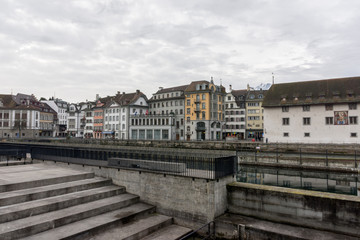 Fototapeta premium old buildings in lucerne, switzerland