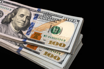 Stack of Hundred Dollar Bills