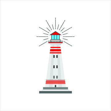lighthouse vector