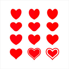 love icon vector