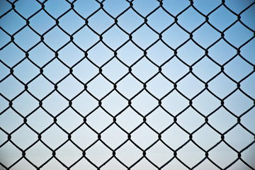 Texture of metal fence 