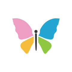 Beauty Butterfly Logo Template Vector icon design
