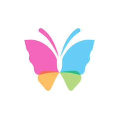 Beauty Butterfly Logo Template Vector icon design