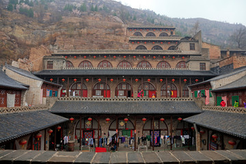 Chinese Traditional Architectural Community Landscape, Qikou Town, Shanxi Province, China