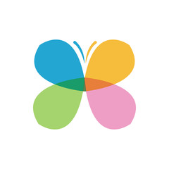 Beauty Butterfly Logo Template Vector icon design