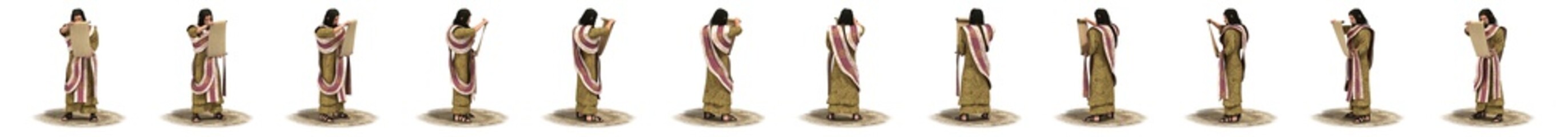 3D render, human character, illustration