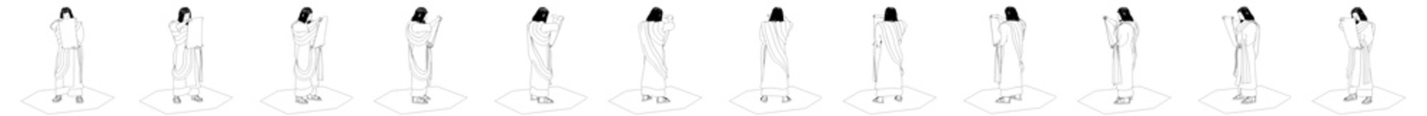 3D render, human character, illustration