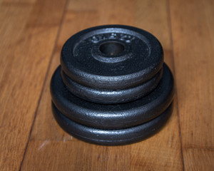 Dumbbell weight plates