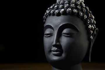 face of buddha, the pioneer or founder of Buddhism