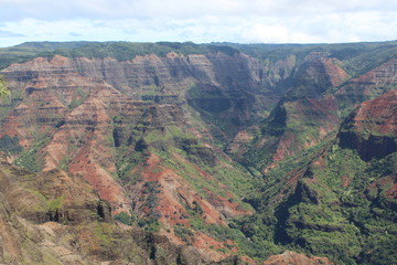 Fototapeta na wymiar hawaiian canyon