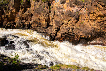 Kiutaköngäs Rapids view, Oulanka National Park, Kuusamo, Finland