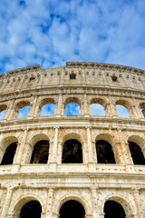 Obraz premium The Colosseum located in Rome, Italy.