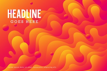 Geometry Background Warm Hipster Gradient Pop Art Dynamic Dimensional Composition Splash Vector