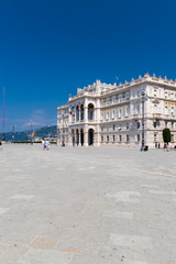 Obraz premium Historic centre in Terst, Italy