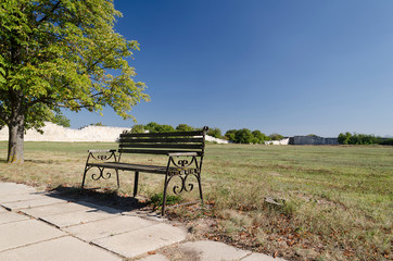Bulgarian park landscapes, beautiful view of old capital Pliska