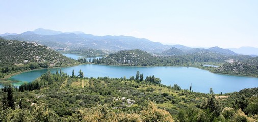 Bacina lakes, ploce, croatia