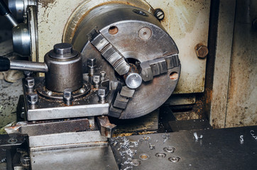 Caliper of an old lathe